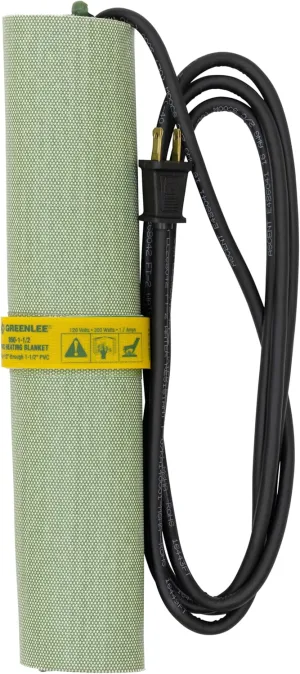 Greenlee 860-1-1/2 Temperature-Controlled PVC Heating Blanket for 1/2" to 1-1/2" PVC Conduit, 120 Volts, 200 Watts, Small, Gray