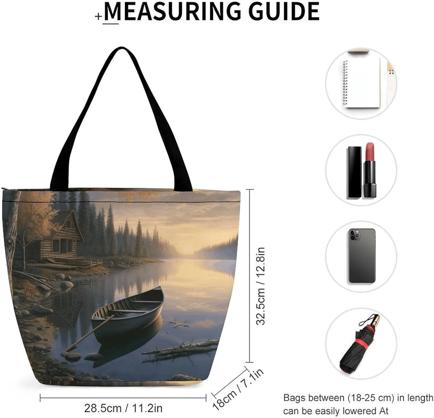 Grocery Bag Reusable Tote Bag Foldable Cartoon Alpaca Shopping Bag Handbag Washable Shoulder Bag for Travel