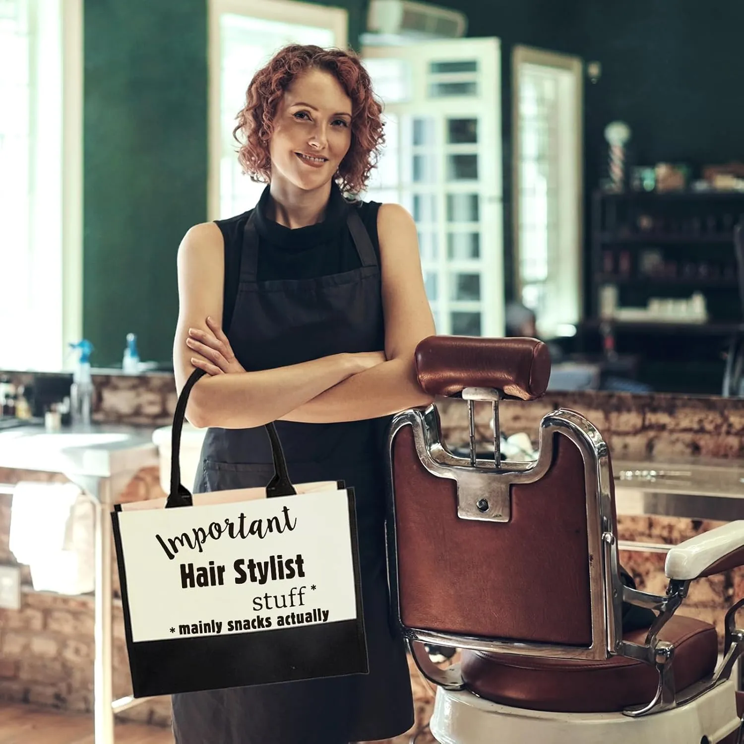 Hairdresser Tote Bag,Hair Stylist Tote Bag,Hairdressing Tote ,Hair Dresser Training Tote Bag,Hair Stylist Graduation Gift,Hair Stylist Graduate Carry Bag ,Hairdresser Reusable Canvas Tote Bag