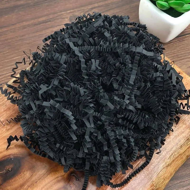 hasumcol 2.2 LB Crinkle Cut Paper Shred Filler for Gift Box Baskets Bag, Shredded Paper Filler Package Stuffing for Birthday, Wedding, Anniversaries