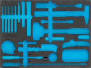 HAZET 163-372L 2-Component Soft Foam Insert - Multi-Colour