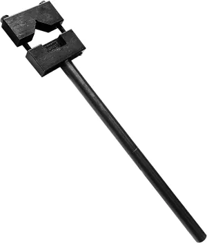 Heavy-Duty Disassembler Wrench, Carbon Steel, 15-Inch Long, Detachable Steel Handle, Suitable for Removing and Installing Barrels and Pipes