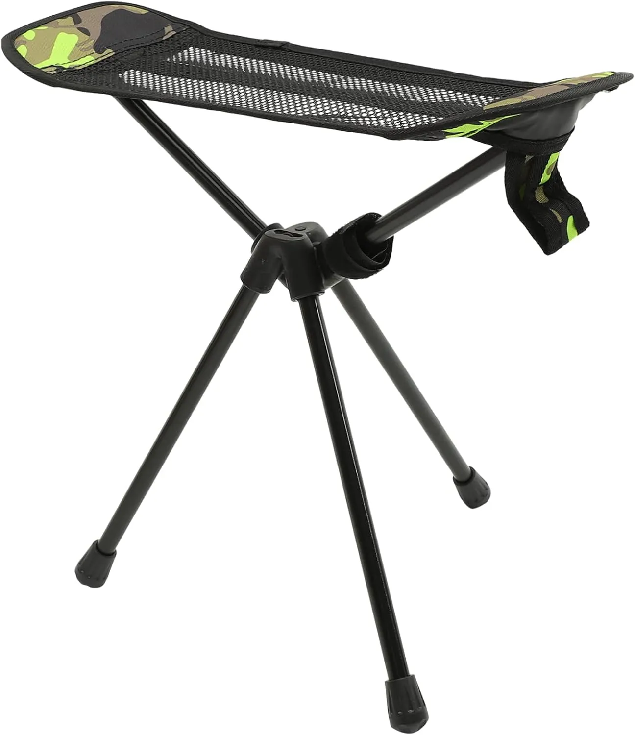 Hemoton Portable Folding Camping Chair Lightweight Collapsible Fishing Stool for Outdoor Activities Hiking Beach Trips BBQ and Picnics Camouflage Footrest for Stability and Comfort