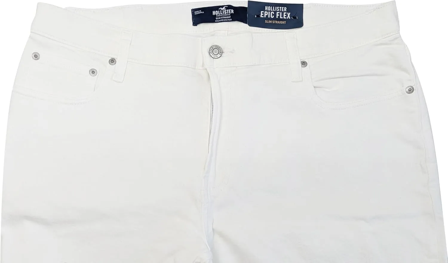 Hollister California Men's Epic Flex Slim Straight Jeans HOM-32
