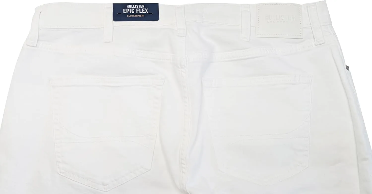 Hollister California Men's Epic Flex Slim Straight Jeans HOM-32