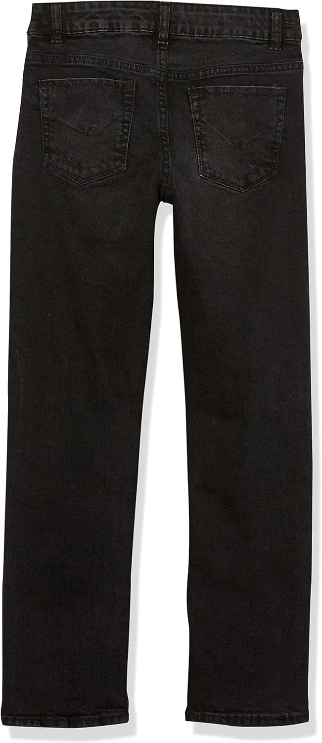 HUDSON Girls' Straight Leg Stretch Denim Jean