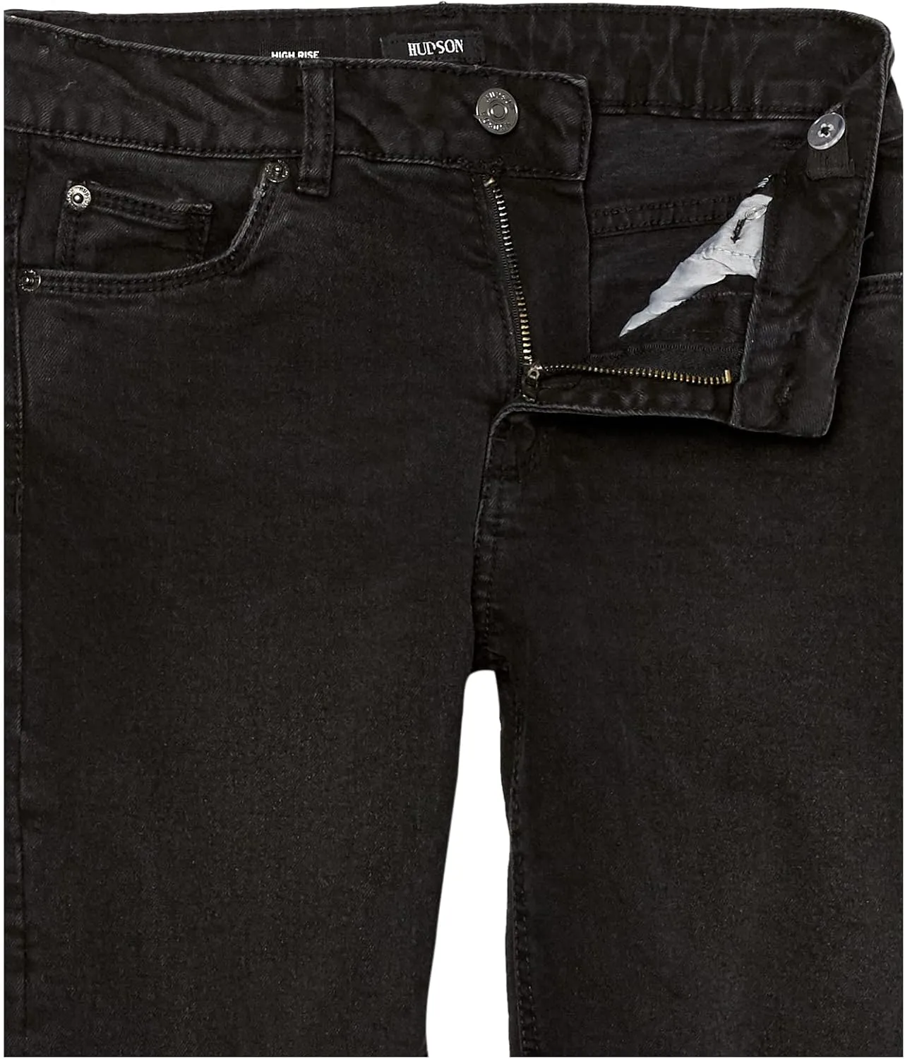 HUDSON Girls' Straight Leg Stretch Denim Jean
