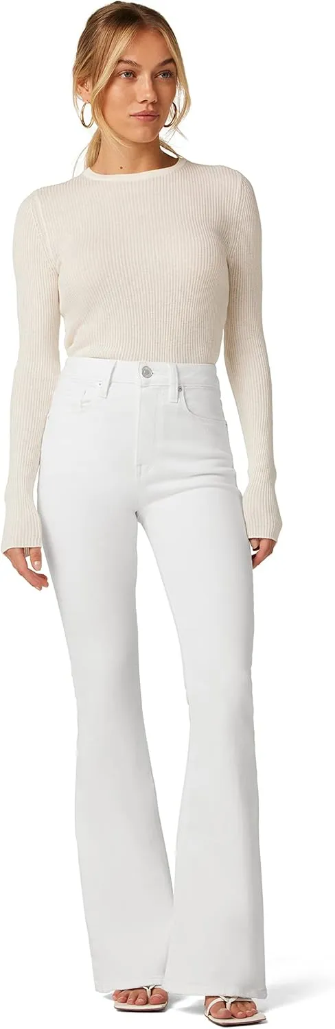 HUDSON Women's Holly High Rise, Petite, Flare Jean