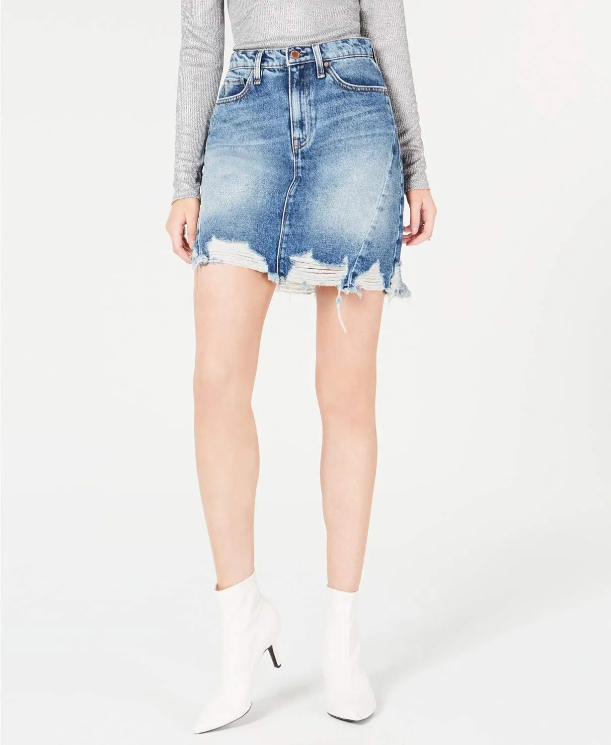 HUDSON Women's Lulu 5 Pocket Denim Skirt