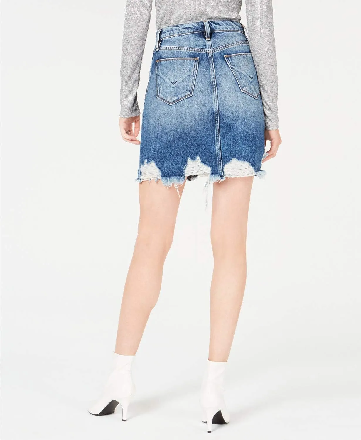 HUDSON Women's Lulu 5 Pocket Denim Skirt