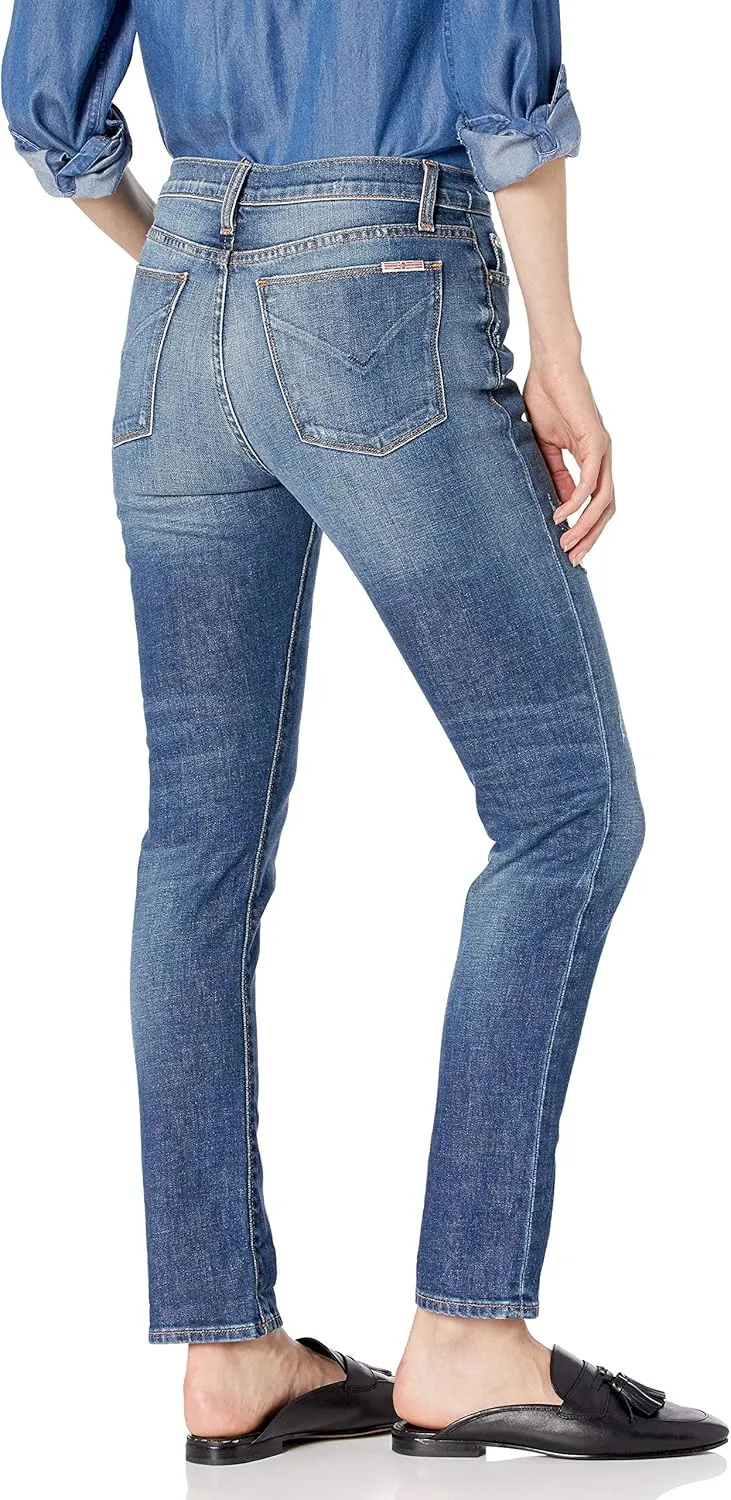 HUDSON Women's Riley Crop Relaxed Straight 5 Pocket Jean