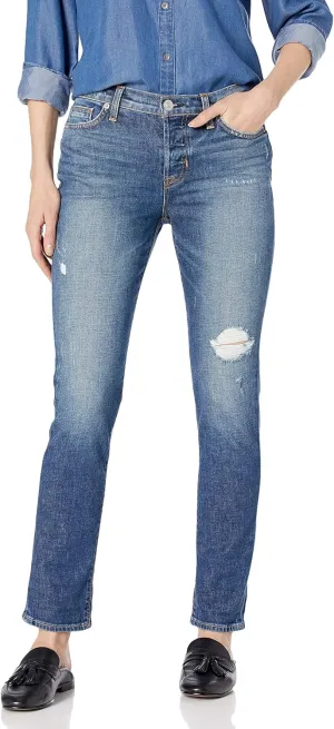 HUDSON Women's Riley Crop Relaxed Straight 5 Pocket Jean