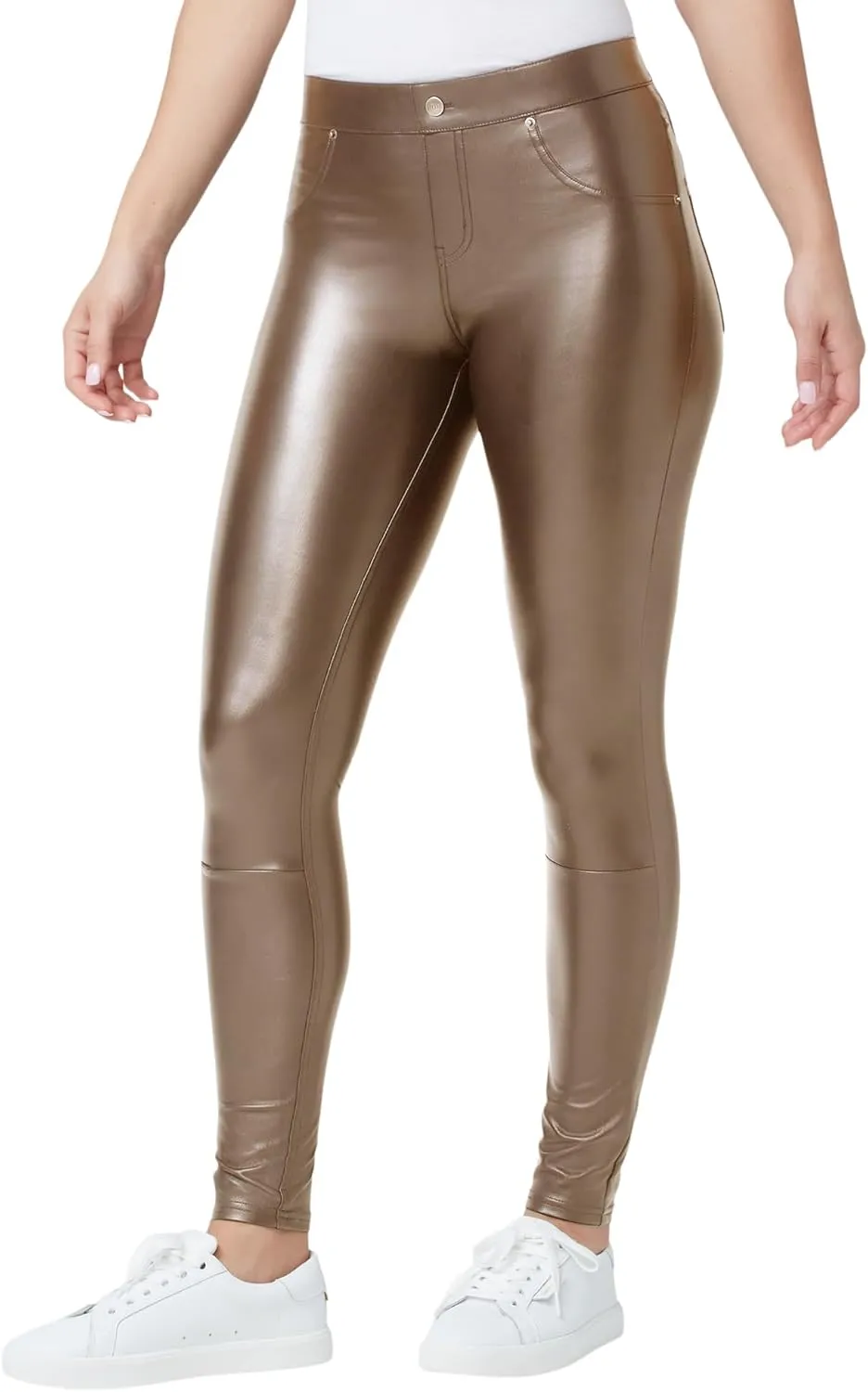 HUE Women's Faux Leather Leggings