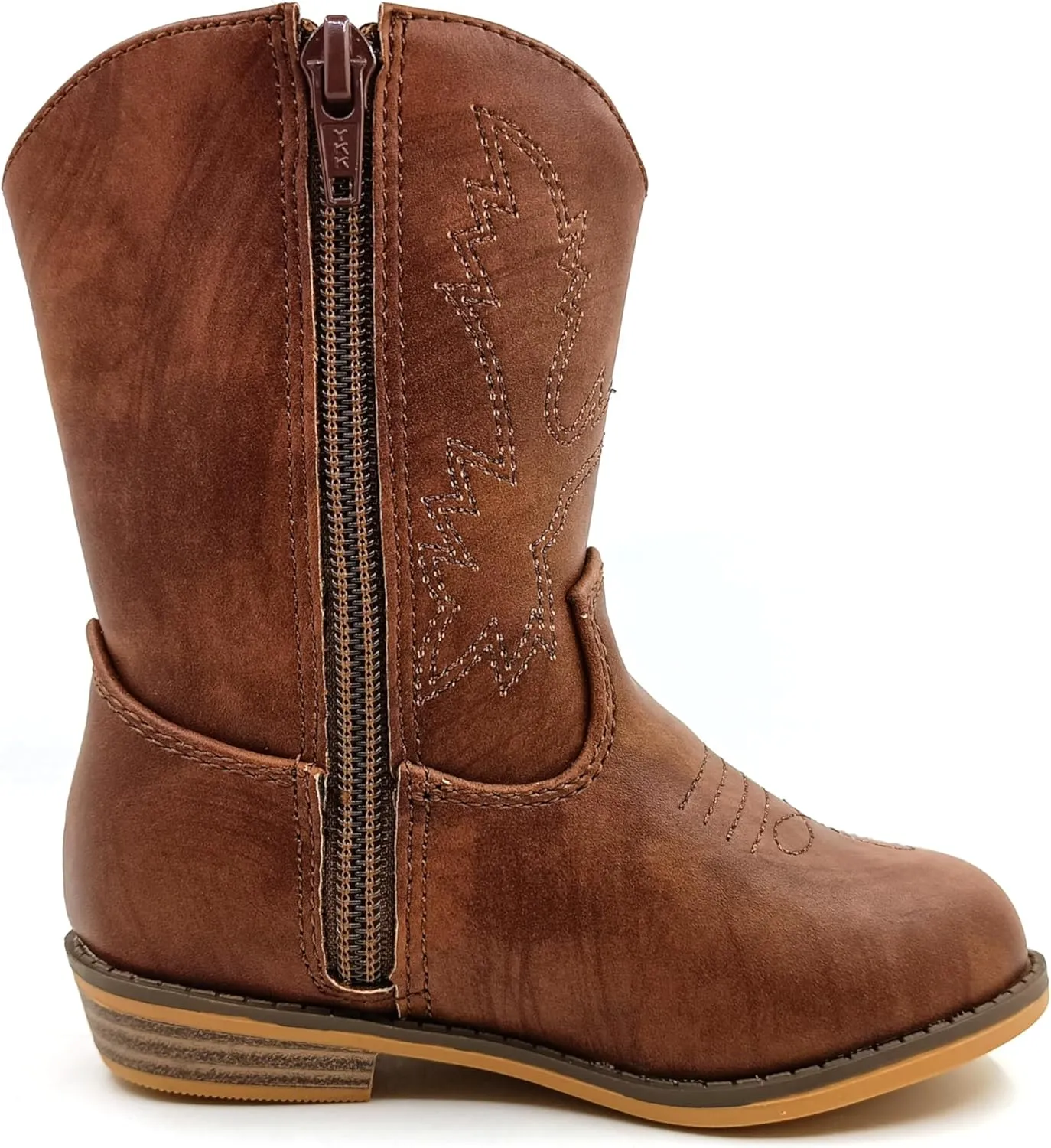 ICEBIRDS Little Kid's and Toddler Western Cowboy Boot