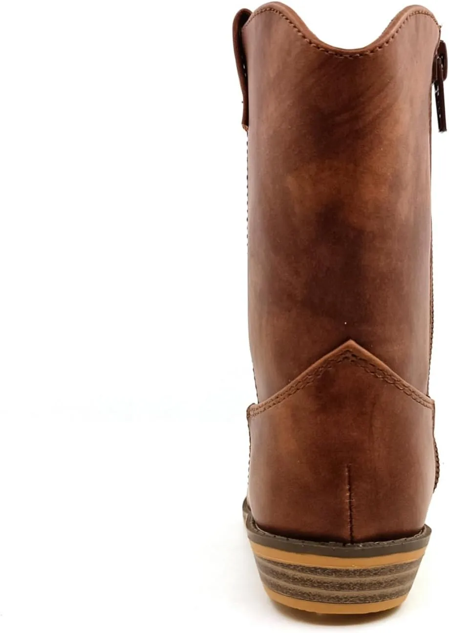 ICEBIRDS Little Kid's and Toddler Western Cowboy Boot