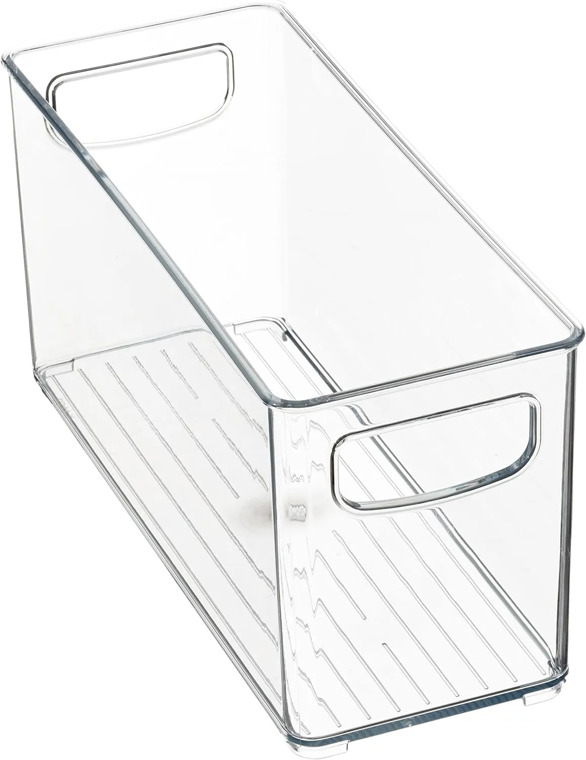 iDesign Stackable Pantry Bins, 2 Small, 2 Medium, and 2 Large Bins, 6 Pack, Clear, Made in USA