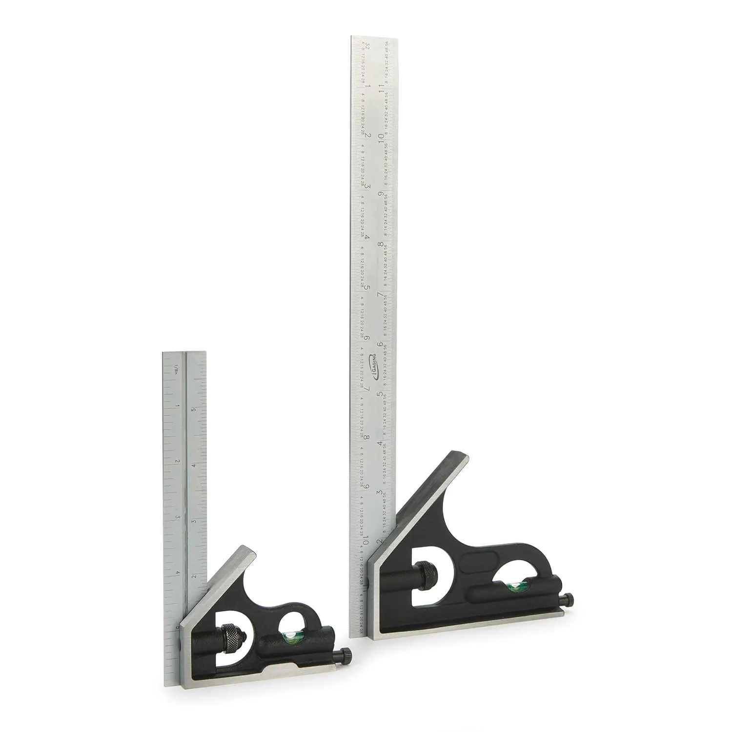 iGaging Combination Square Set 6" & 12" 4R Steel Blade High Precision