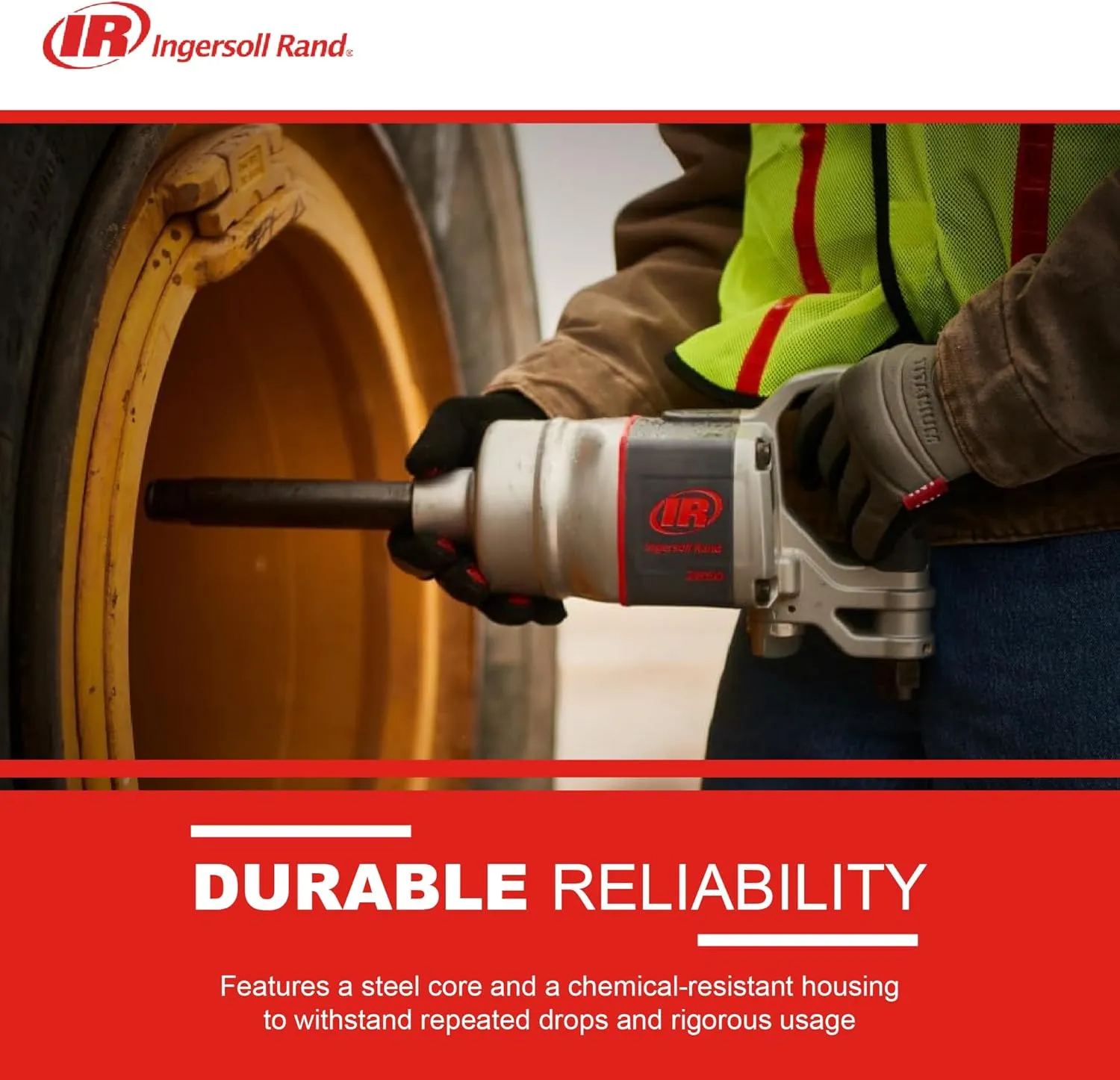 Ingersoll Rand 2850MAX-6 1-Inch 5,500 rpm Impact Wrench with 6-Inch Anvil Extension