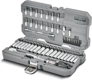 Ingersoll Rand 66 Pc. 1/4 in. Drive SAE/Metric Master Mechanics Tool Set- 752017