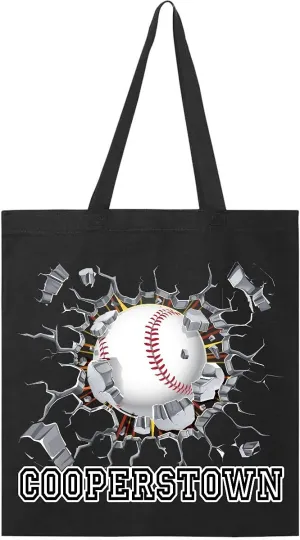 inktastic Cooperstown Baseball Breakthrough Tote Bag