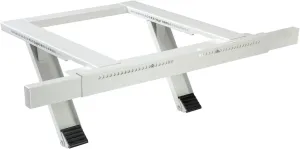 Ivation Air Conditioner Support Bracket, No Tools or Drilling Required - Easy to Install Window AC Mount - Heavy Duty Steel, Holds Up to 200lbs - Fits Single Or Double Hung Windows 19.25H by 17.25L