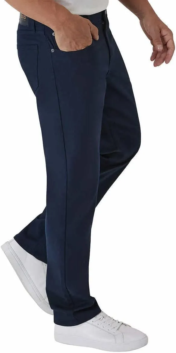 IZOD Mens Mid-Weight Comfort Stretch Knit Denim 5 Pocket Pant