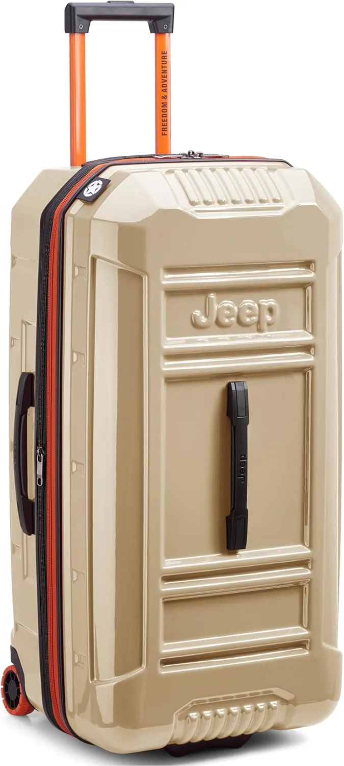 Jeep JH003B Hardside Expandable Luggage with Two Wheels, Warm Sand, 2 Piece Set 21/30 Inch
