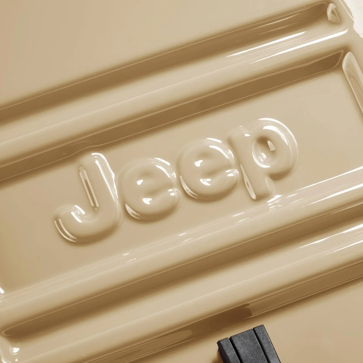 Jeep JH003B Hardside Expandable Luggage with Two Wheels, Warm Sand, 2 Piece Set 21/30 Inch