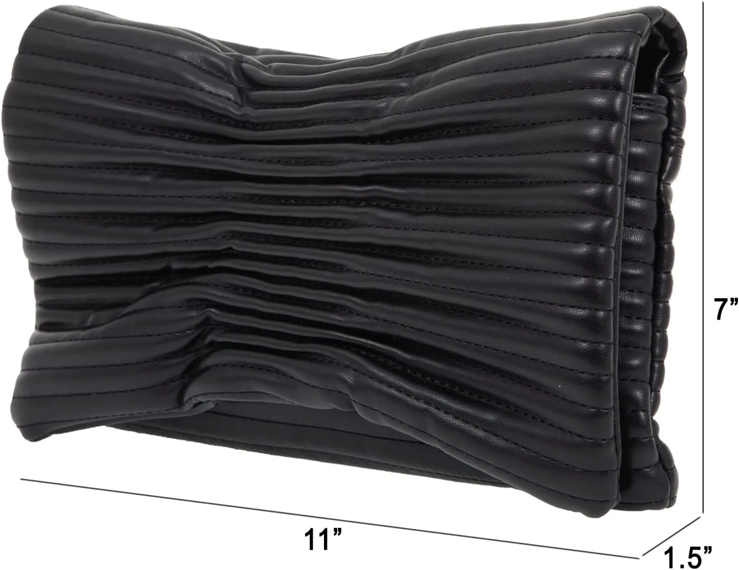 JNB Faux Leather Envelope Clutch Purse