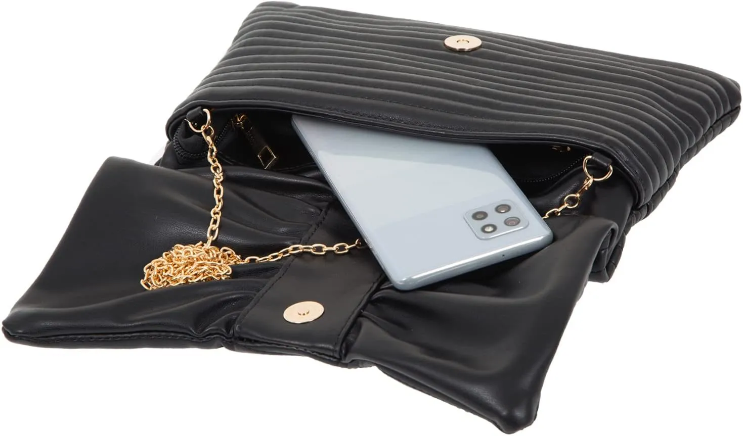JNB Faux Leather Envelope Clutch Purse