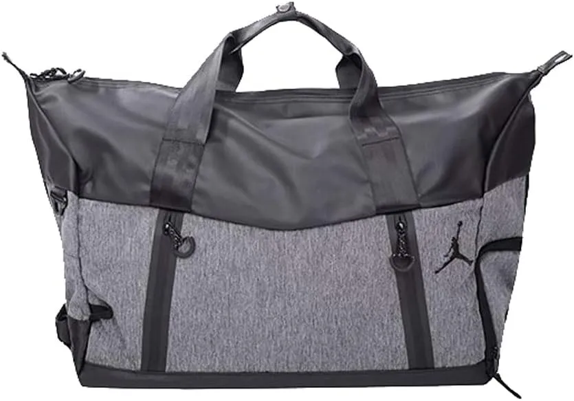 Jordan Airborne Weekender Duffle Bag (One Size, Carbon Heather/Black)