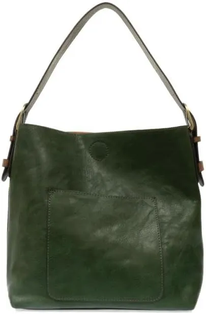 Joy Susan Womens Faux Leather: Hobo 2-in-1 Handbag