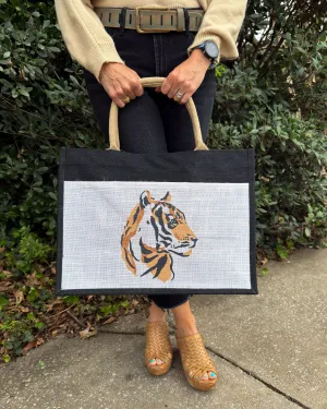 Jute Tiger Tote