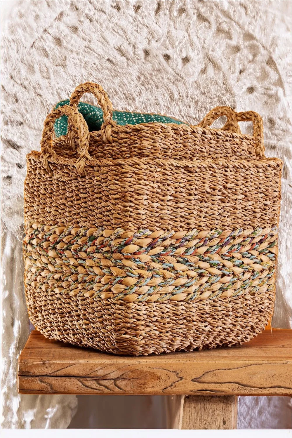 Khoi Sari & Hogla Storage Basket Set of 2 Baskets
