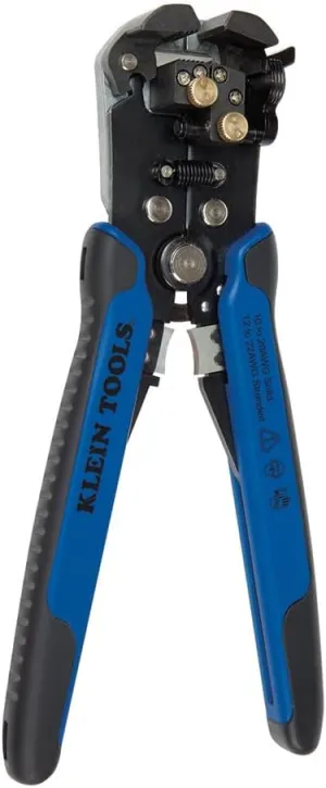 Klein Tools 11061 Self-Adjusting Stripper / Cutter, Heavy Duty, for 10-20 AWG Solid, 12-22 AWG Stranded, and Romex Wire 12/2 and 14/3