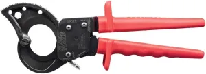Klein Tools 63060 Cable Cutters, Ratcheting Heavy Duty Cutters for Up to 750 MCM, Great for Cable Preparation