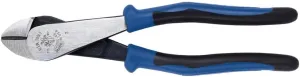 Klein Tools J2000-48 Pliers, Diagonal Cutting Pliers with Angled Head, Heavy-Duty to Cut ACSR, Screws, Nails, and most Hardened Wire, 8-Inch
