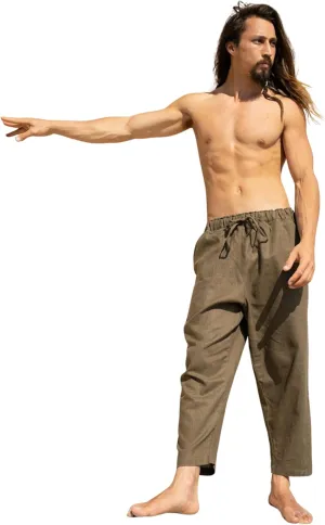 KOWA Organic Hemp Pants Trousers with Two Pockets Yoga Sustainable Eco Friendly Festival Ceremony Boho Comfortable