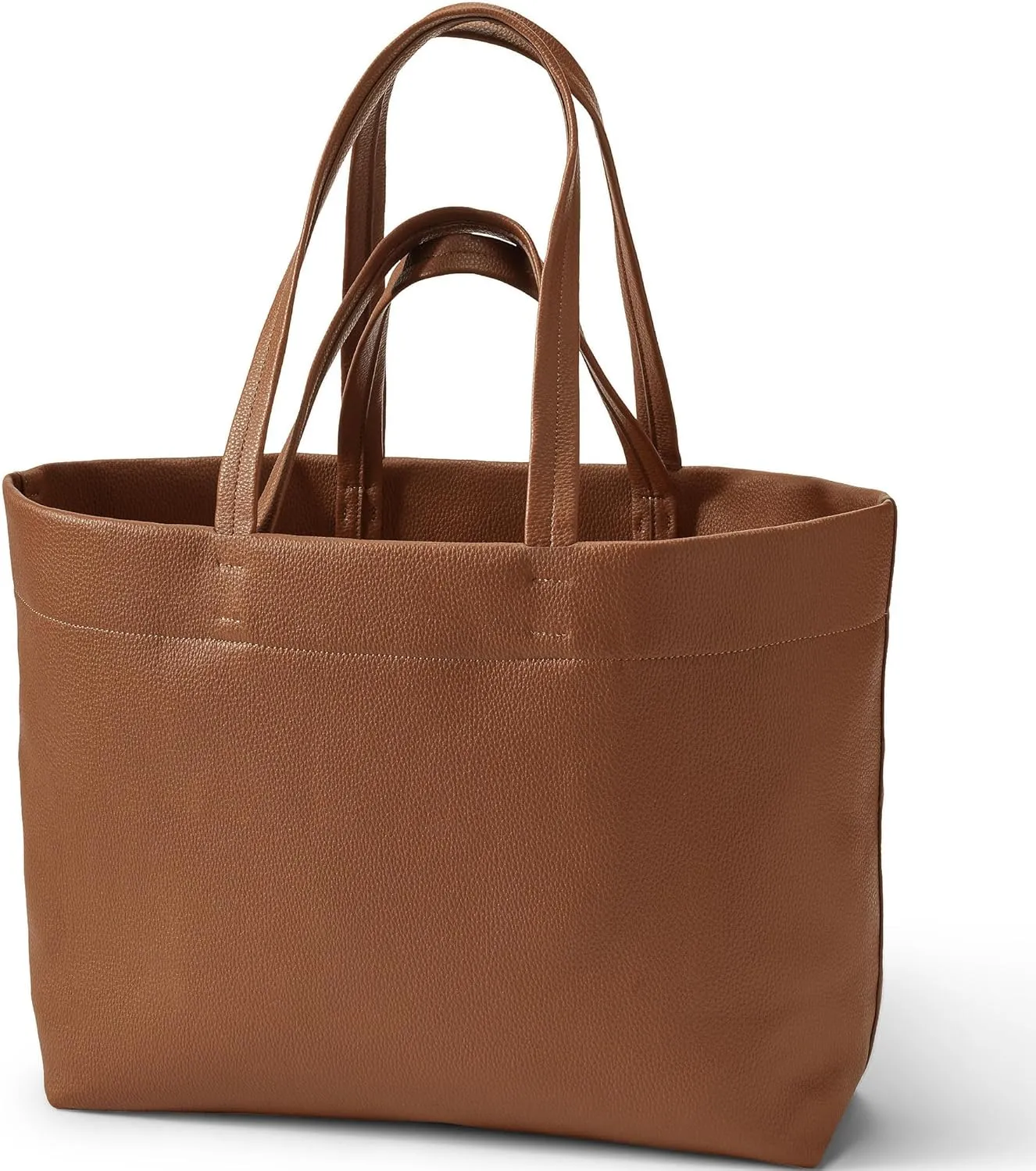 Lands' End Women's Faux Leather Tote