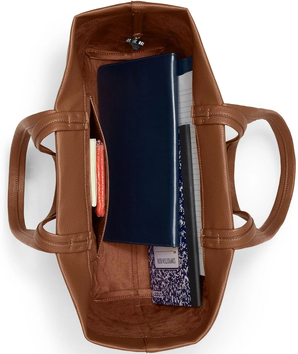 Lands' End Women's Faux Leather Tote