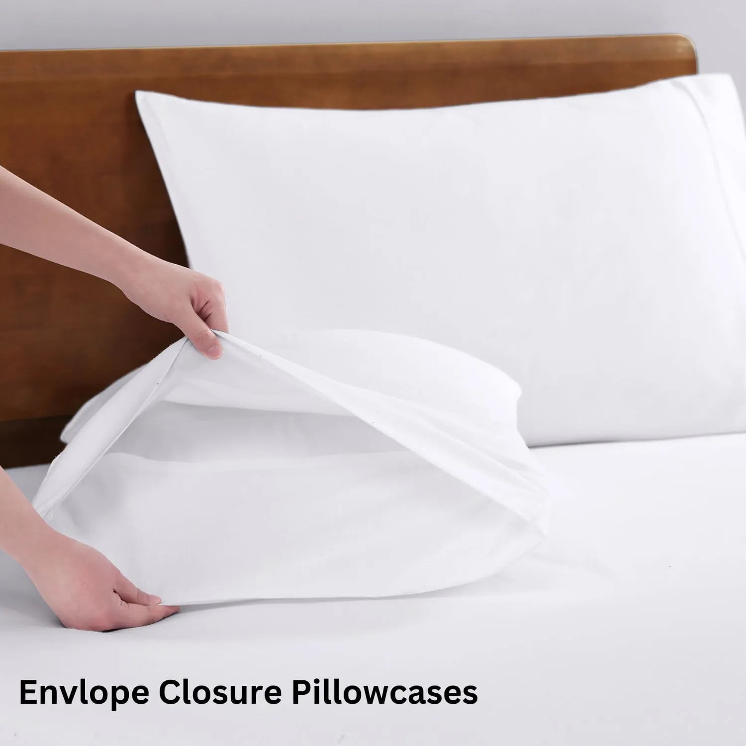 LANE LINEN 100% Organic Cotton Twin Sheets Set, 3Pc Twin Bed Sheets, Soft & Comfy Breathable Cotton Percale Sheets for Twin Size Bed, Dorm Room Essentials Low Pill Fade Resistant White Sheets