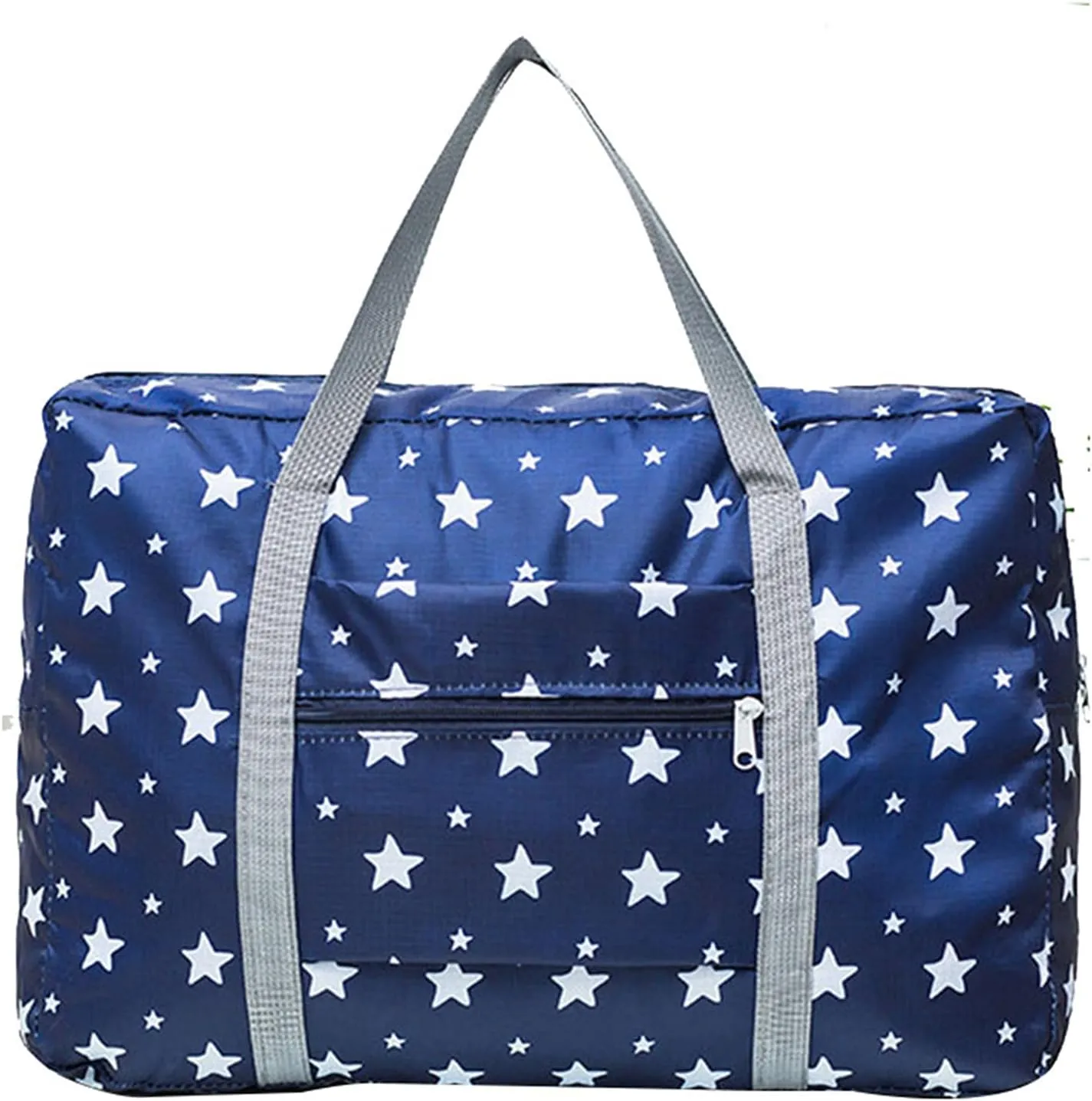Large Capacity Folding Travel Bag,Foldable Large Capacity Travel Duffel Bag Oxford Handbag Waterproof Gym Shoulder Bag for Training(Color:Star)