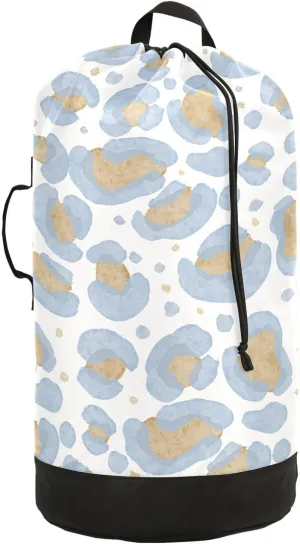 Laundry Backpack Laundry Bag with Adjustable Shoulder Straps Handle Dirty Laundry Bag for Traveling Camp College Dorm Heavy Duty Waterproof Large Capacity Animal Print