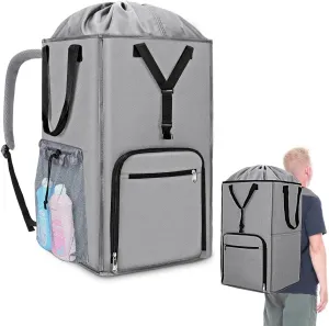 Laundry Bag Backpack, 2 in 1 Extra Large Laundry Hamper Basket for College Dorm Room Essentials