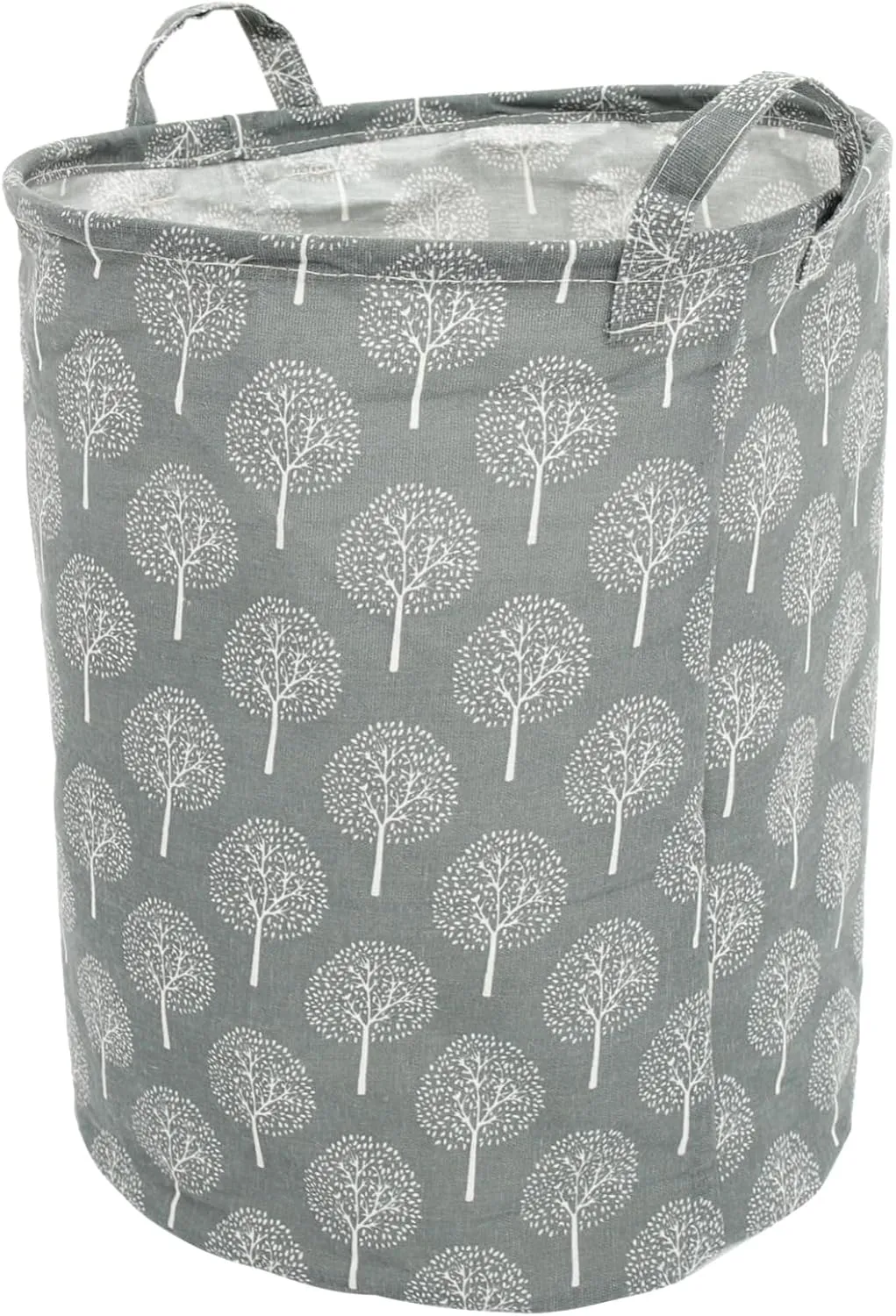 Laundry Hamper with Handles Portable Storage Container for Clothes Dolls and Books Capacity Canvas Bin for Home Organization