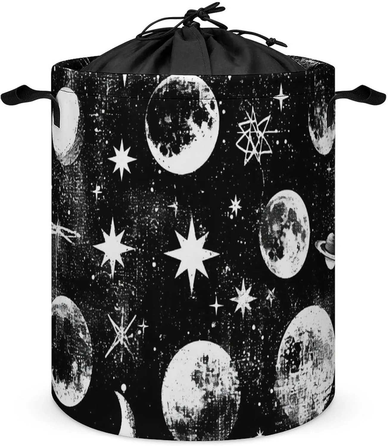 Laundry Hampers, Large Drawstring Laundry Bag, Removable Laundry Bags, Collapsible Storage Bin with Handles for Home Organization, Kids Room, Nursery Nature