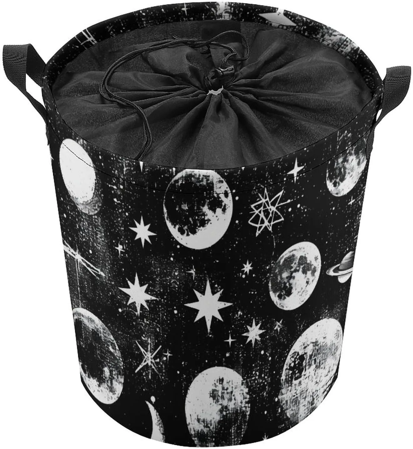 Laundry Hampers, Large Drawstring Laundry Bag, Removable Laundry Bags, Collapsible Storage Bin with Handles for Home Organization, Kids Room, Nursery Nature