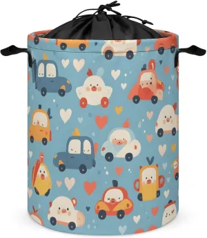 Laundry Hampers, Large Drawstring Laundry Bag, Removable Laundry Bags, Collapsible Storage Bin with Handles for Home Organization, Kids Room, Nursery Textile