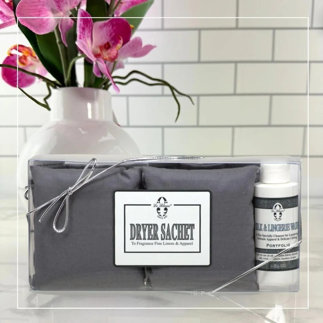 Le Blanc® Portfolio Double Pack Dryer Sachet - Luxury Scented Fabric Sachet for Your Dryer (1 Pack)