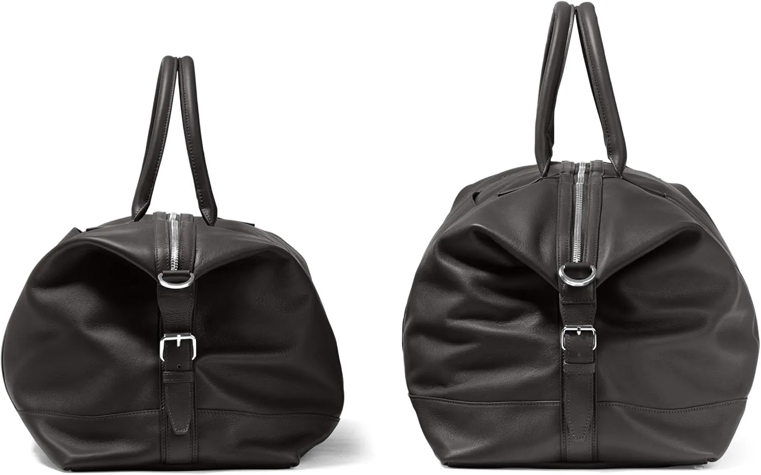 Leatherology Black Onyx His and Hers Kessler Duffle Set